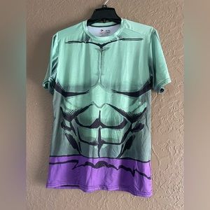 EUC 2XL COMPRESSION Hulk shirt